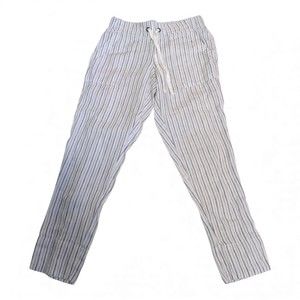 Athleta Blue Striped Straight Leg Pants - Size 0